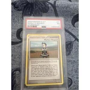 2008 Pokemon Diamond and Pearl Stormfront #87 Marley's Request, PSA 7